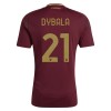 Maglia ufficiale AS Roma Dybala 21 Casa 2024-25 per Bambino